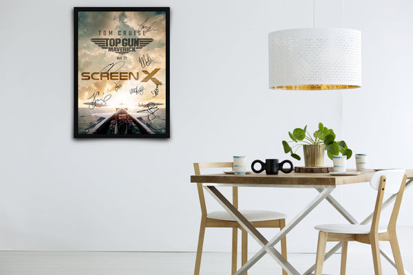 Top Gun: Maverick Signed Poster with COA