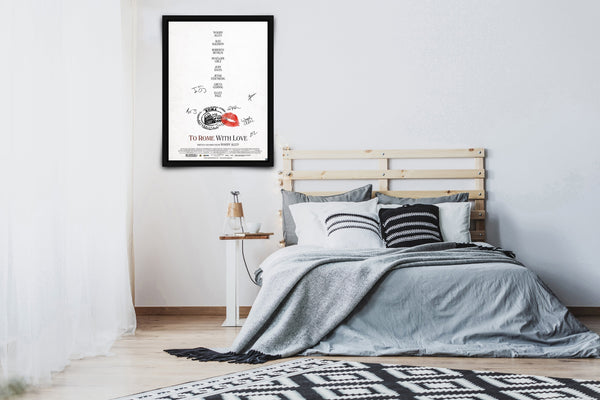 To Rome with Love Signed Poster with COA