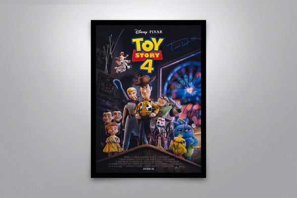 Toy Story 4 Signed Poster with COA