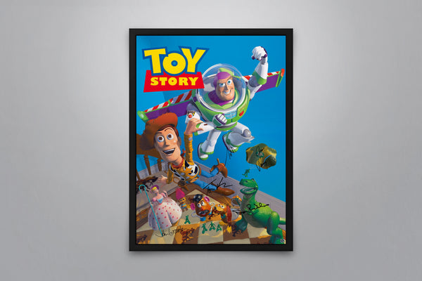 Toy Story Signed Poster with COA