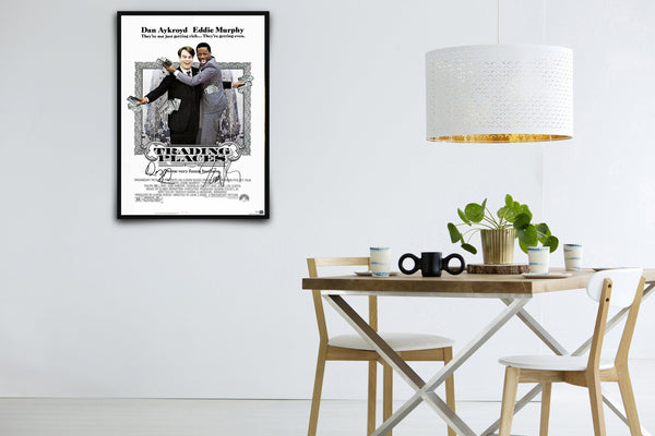 Trading Places Signed Poster with COA