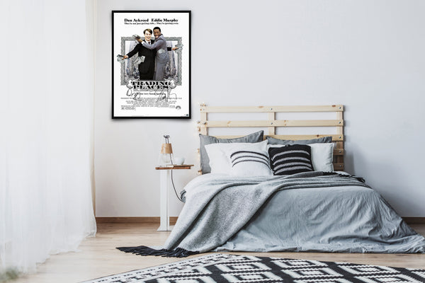 Trading Places Signed Poster with COA