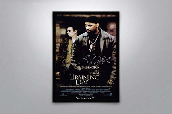 Training Day Signed Poster with COA