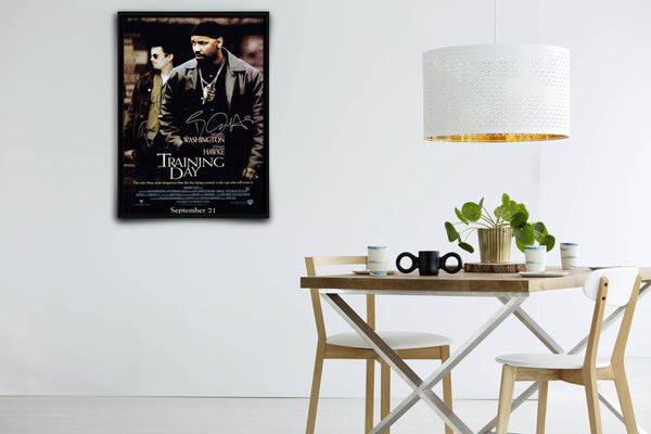 Training Day Signed Poster with COA