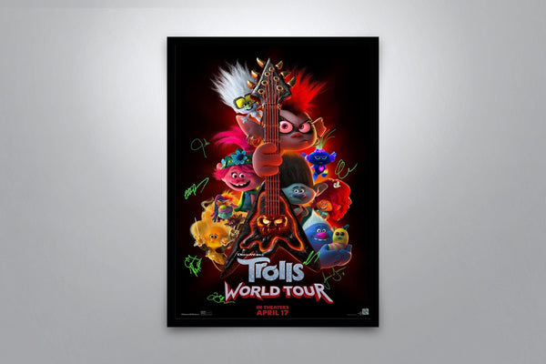 Trolls World Tour Signed Poster with COA