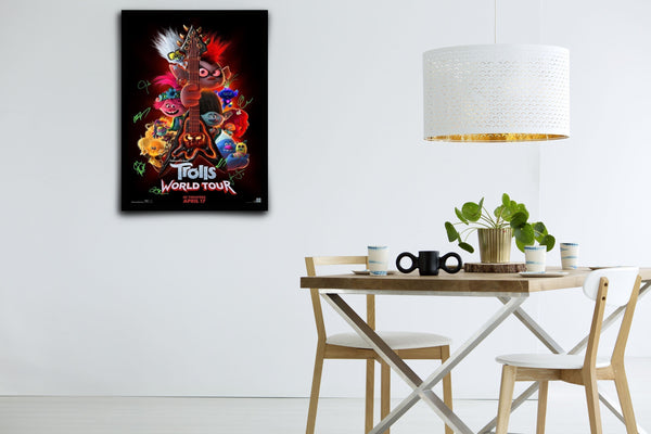 Trolls World Tour Signed Poster with COA