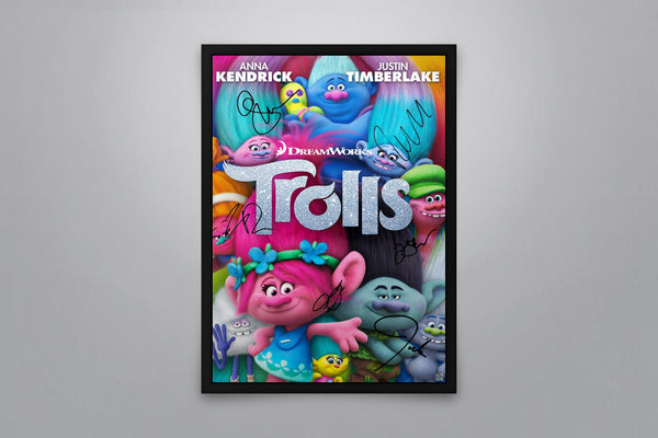 Trolls Signed Poster with COA