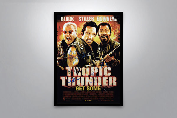 Tropic Thunder Signed Poster with COA