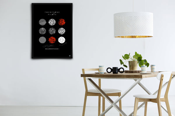 Twenty One Pilots: Blurryface Signed Poster with COA