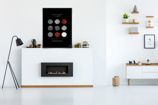 Twenty One Pilots: Blurryface Signed Poster with COA