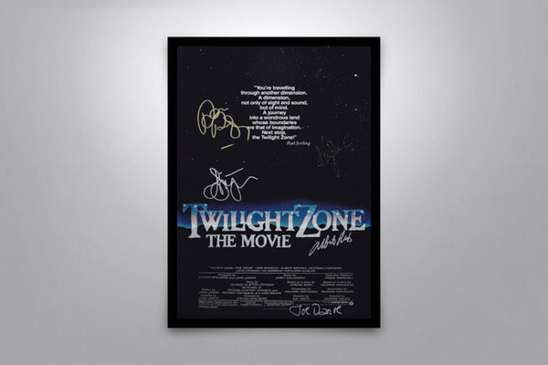 Twilight Zone Signed Poster with COA