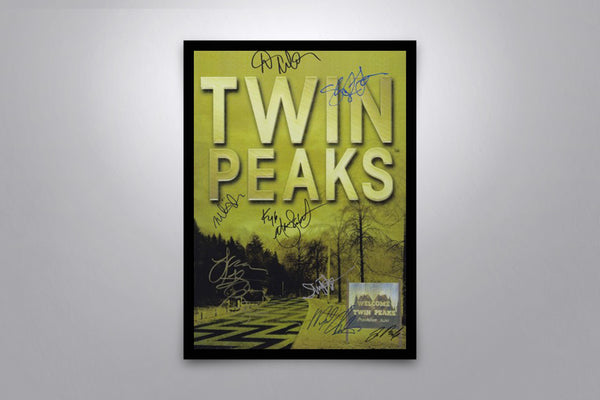 Twin Peaks Signed Poster with COA