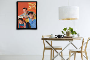 Two and a Half Men Signed Poster with COA