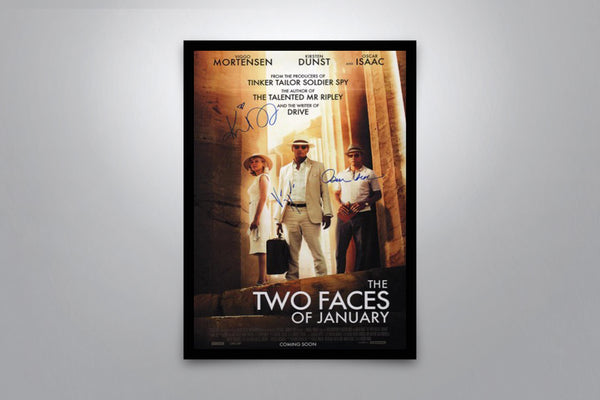 The Two Faces of January Signed Poster with COA