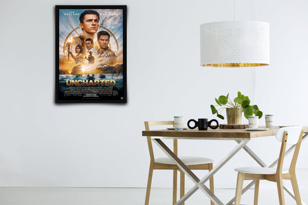Uncharted Signed Poster with COA