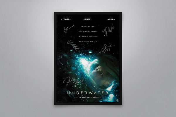 Underwater Signed Poster with COA