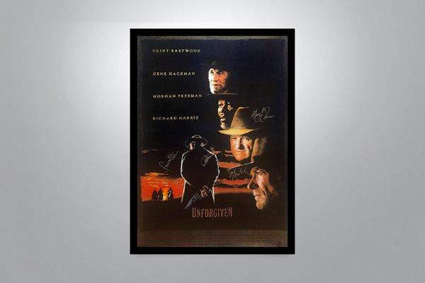 Unforgiven Signed Poster with COA