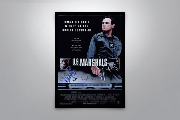 U.S. Marshals Signed Poster with COA
