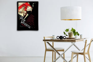 V for Vendetta Signed Poster with COA