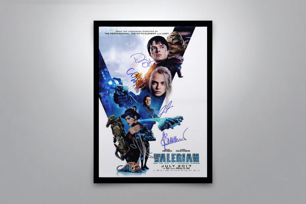 Valerian and the City of a Thousand Planets Signed Poster with COA