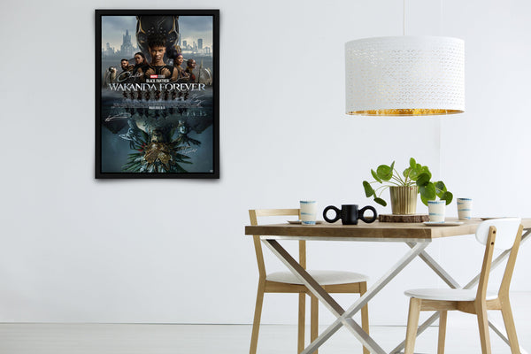 Black Panther: Wakanda Forever Signed Poster with COA