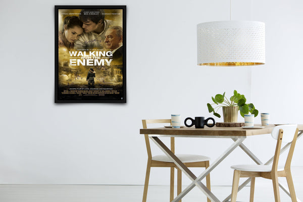 Walking with the Enemy Signed Poster with COA