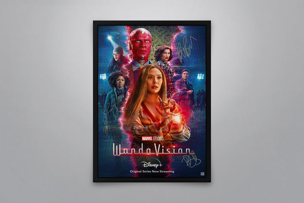WandaVision Signed Poster with COA