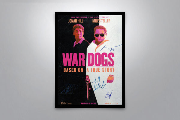 War Dogs Signed Poster with COA