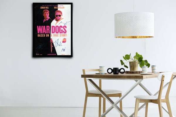 War Dogs Signed Poster with COA