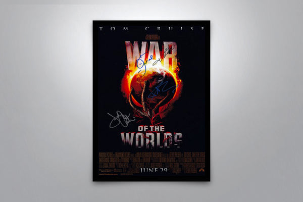 War of the Worlds Signed Poster with COA