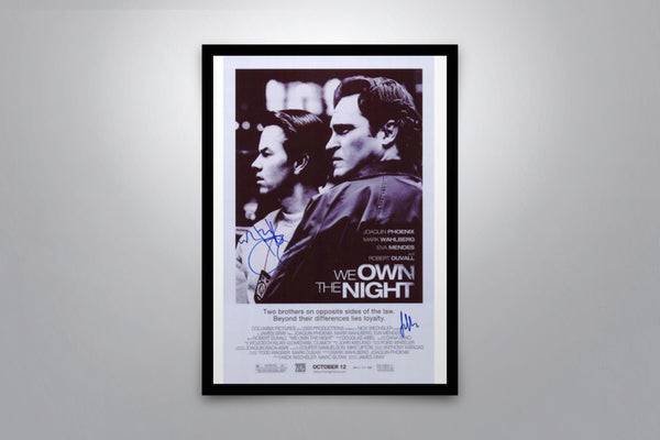 We Own The Night Signed Poster with COA