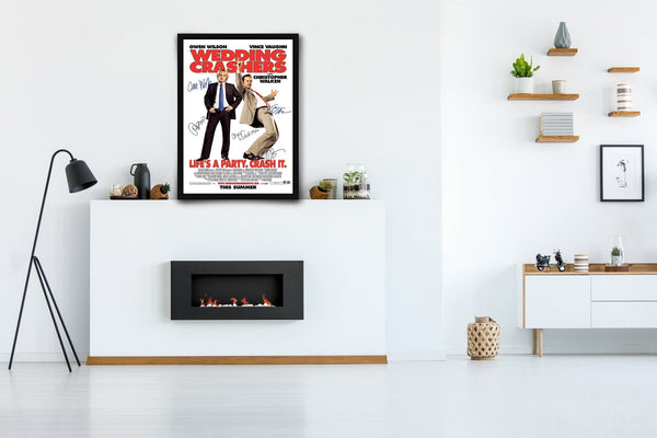 Wedding Crashers Signed Poster with COA