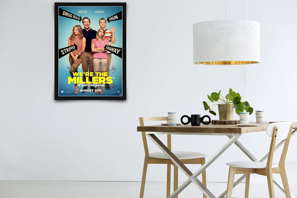 We're the Millers Signed Poster with COA