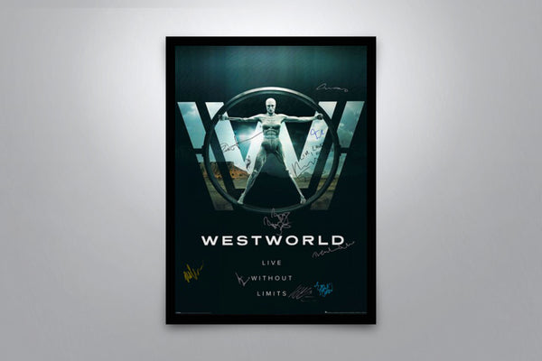 Westworld Signed Poster with COA