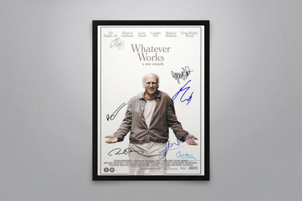 Whatever Works Signed Poster with COA