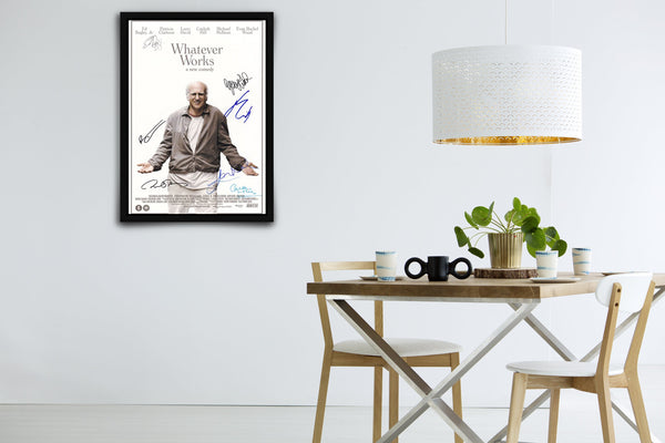 Whatever Works Signed Poster with COA