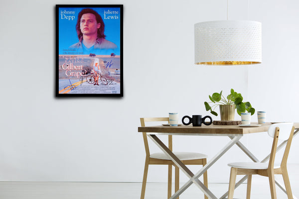 What's Eating Gilbert Grape Signed Poster with COA