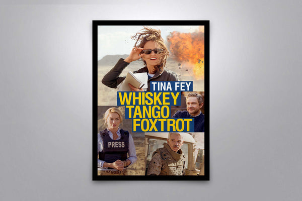 Whiskey Tango Foxtrot Signed Poster with COA