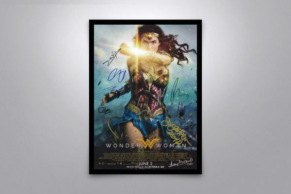 Wonder Woman Signed Poster with COA