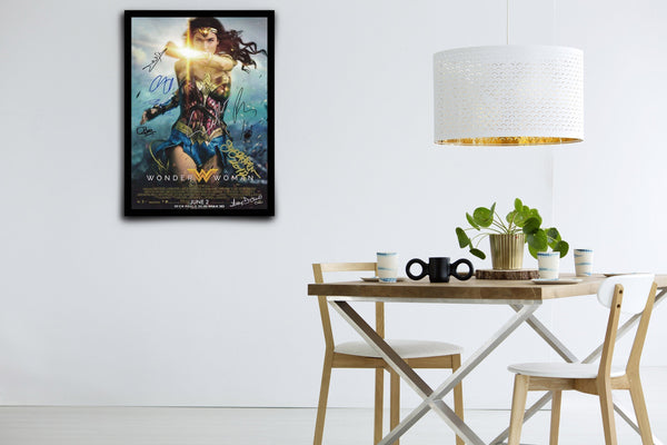 Wonder Woman Signed Poster with COA