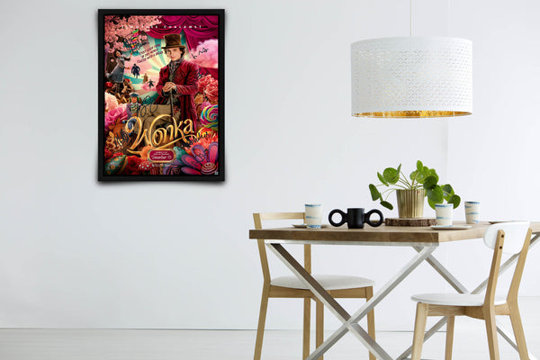 Wonka - Signed Poster + COA
