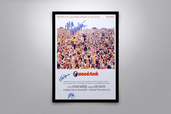 Woodstock Signed Poster with COA