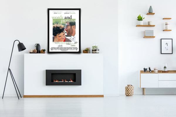 Words and Pictures Signed Poster with COA