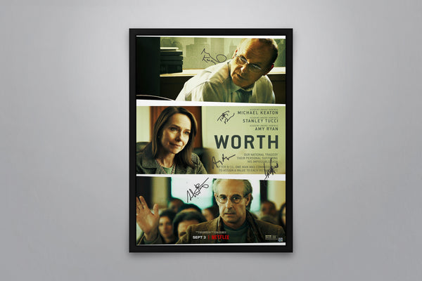 Worth Signed Poster with COA