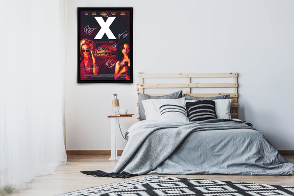 X Signed Poster with COA