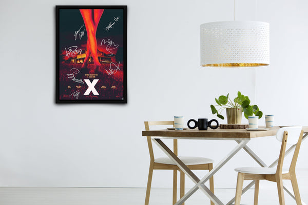X Signed Poster with COA