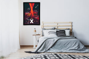 X Signed Poster with COA