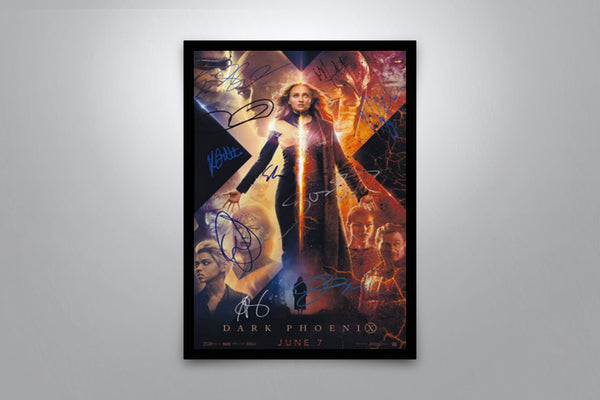 X-men: Dark Phoenix Signed Poster with COA