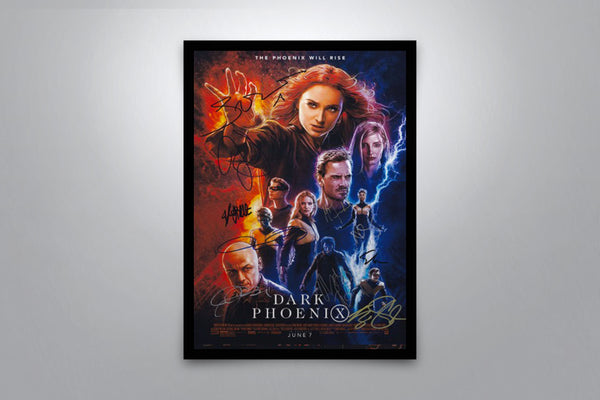 X-men: Dark Phoenix Signed Poster with COA