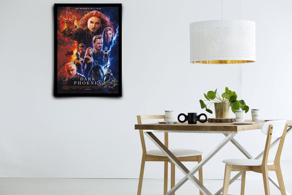 X-men: Dark Phoenix Signed Poster with COA